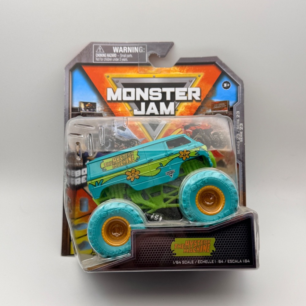 Monster Jam Mystery Machine 1:64 Die-Cast Truck Series 23 Nitro Neon Scooby-Doo